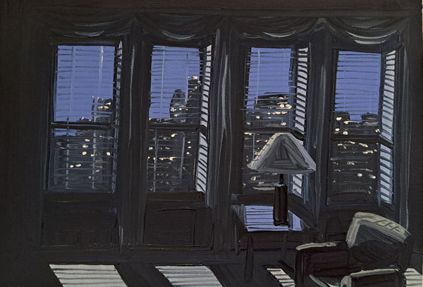 Ciara Roche, Night in the Apartment , 2025
