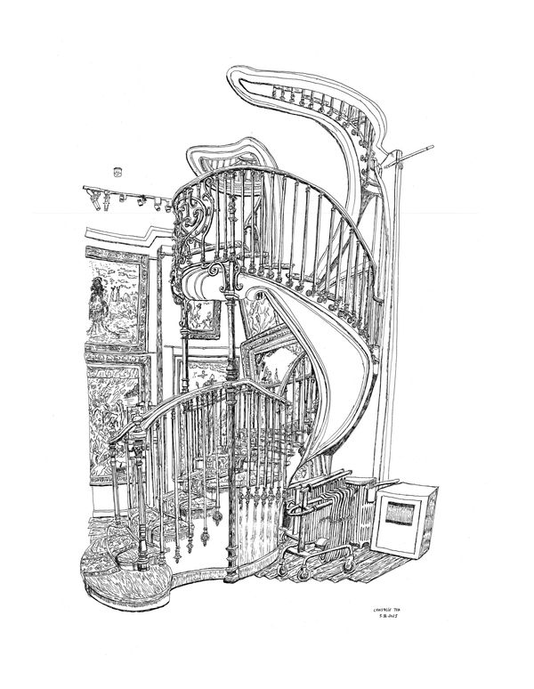 Christelle Téa, Staircase, Musée national Gustave Moreau, 3.III.2025