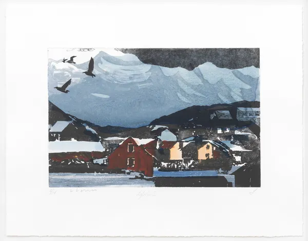 HM Queen Sonja and Lars Lerin - Lofoten II, 2022