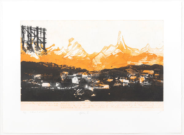 HM Queen Sonja and Lars Lerin, Lofoten IV, 2022