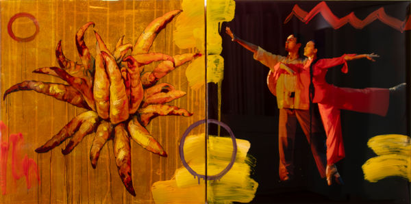 Hung Liu, Light Source, 2016