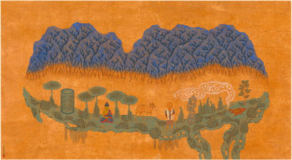 Hsinhua PAN, 群山淡景 Hazy Mountainscape, 2025