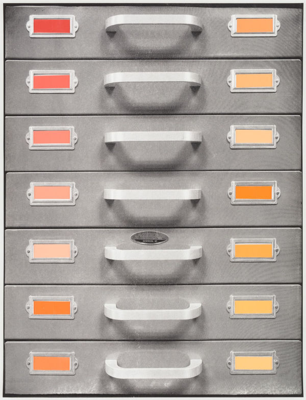 Pam Lins, she swipes shallow space by the slide drawer (slide drawer #1), 2018