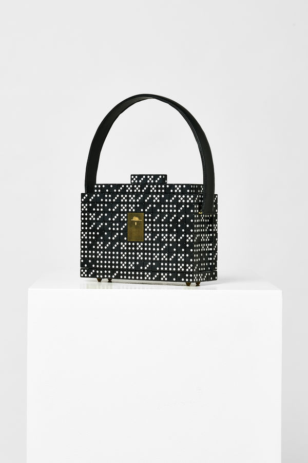 Diederik Schneemann, Lucky Dice - Bag black with white dots