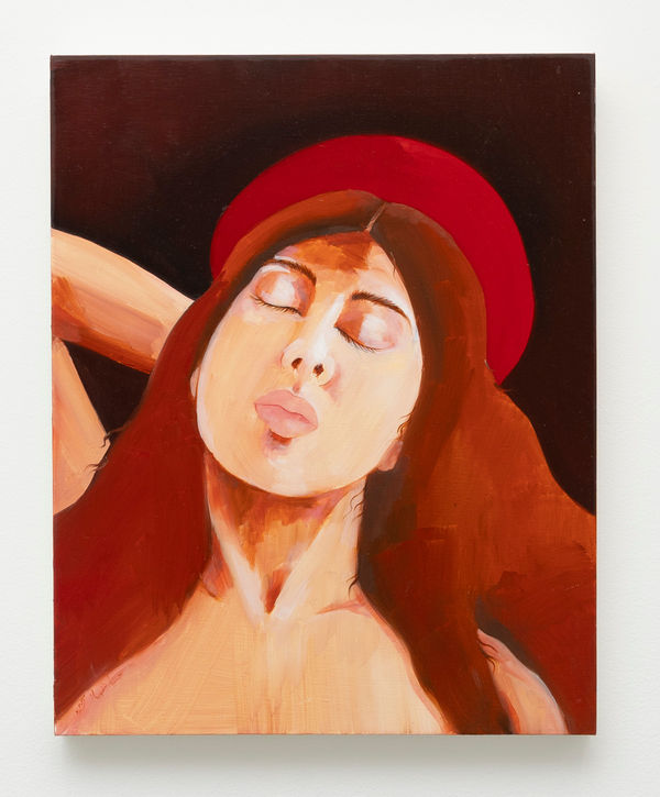 Hiba Schahbaz, Portrait (After Munch), 2023