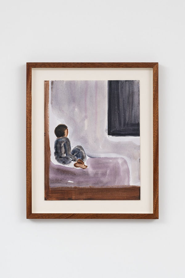 Matthew Krishanu, Boy on Bed, 2023