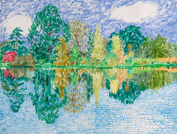 First Lake, Sheffield Park Garden, Sussex Weald, 13th & 14th August