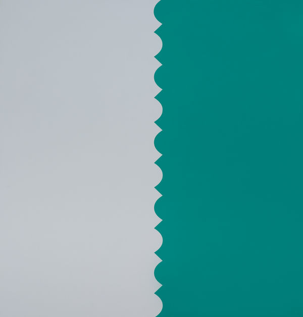 Tess Jaray, One Hundred Years (Green), 2017