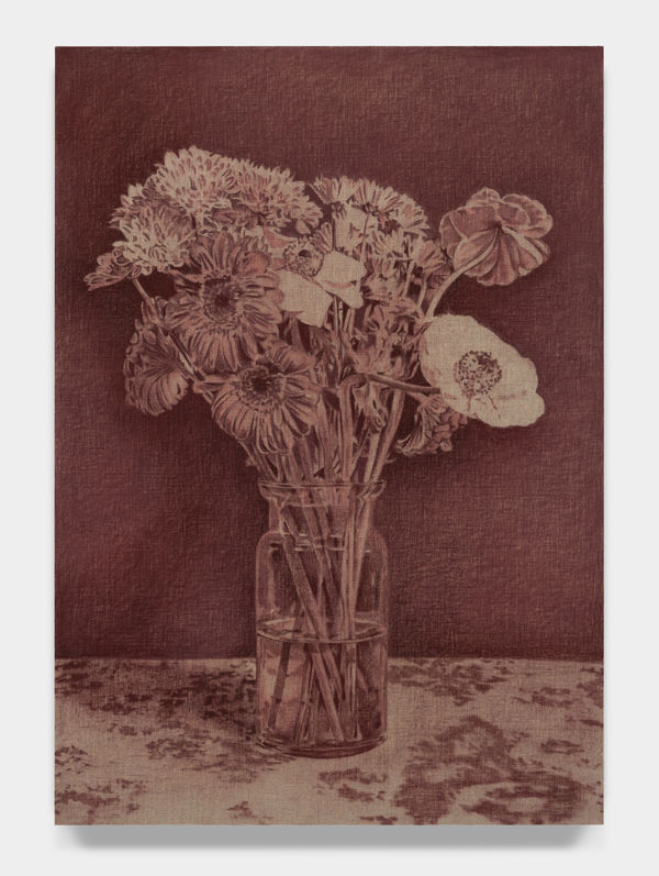 Andy Mister, Dark Carmine Arrangement, 2024