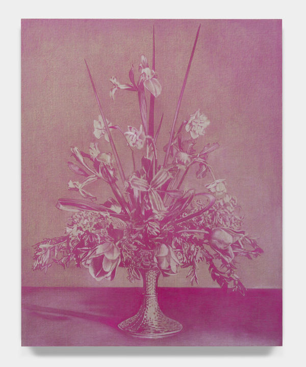 Andy Mister, Rose Outremer Arrangement, 2024