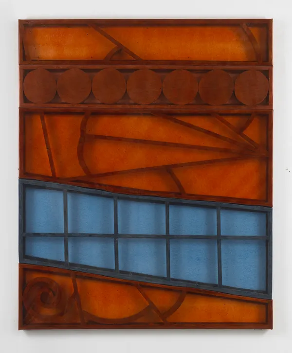 Wyatt Kahn, Red with Blue Stripe, 2026