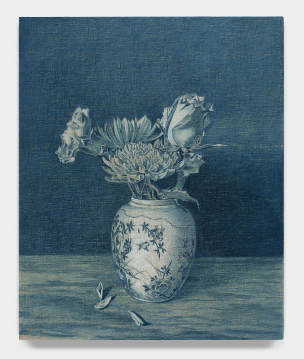 Andy Mister, Helio Turquoise Arrangement, 2024