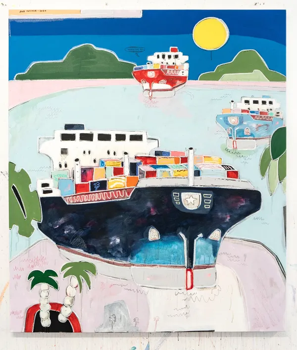 Rob Tucker, Incoming Plum Pie, 2024