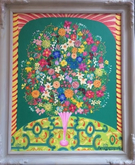 Hepzibah Swinford, Green Flowers, 2014