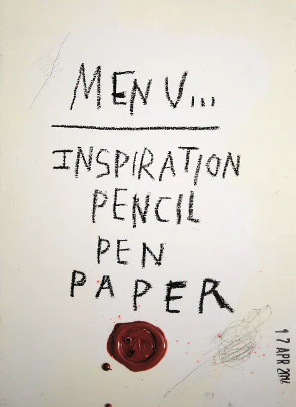 Stephen Anthony Davids, Menu, 2014