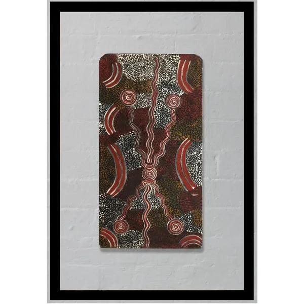 Old Mick Walankari Tjakamarra, Water and Rainbow , 1973