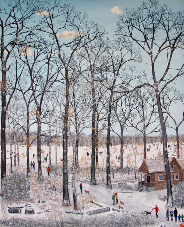 My Bright New Boots Squeaking into the White World