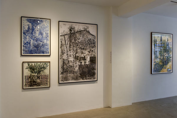 Sophie Charalambous, Pear Fig Pomegranate Installation View, 2021