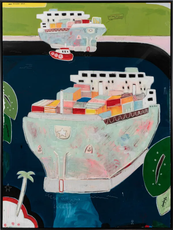 Rob Tucker, Incoming Apple Bubble Tea in That Container, 2023