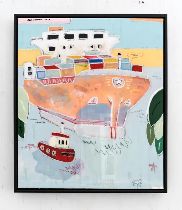 Rob Tucker, Warm Custard Pie Inside , 2024