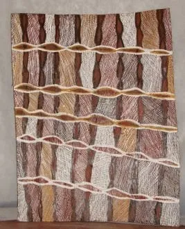 Barrupu Yunupingu, Ancestral fire - 3727F, 2012