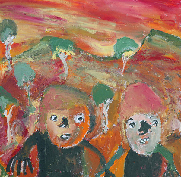 Adrian Jangala Robertson, Family in Yalpirakinu, 2024