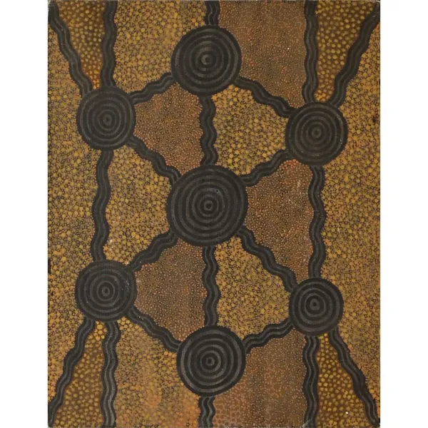 Tim Leura Tjapaltjarri, Lalradjingya Big Rocly Hill Possum & Woman Corroboree, 1977