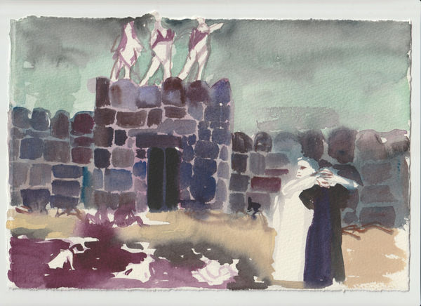 Alice Macdonald, Dante Covers His Eyes, 2024