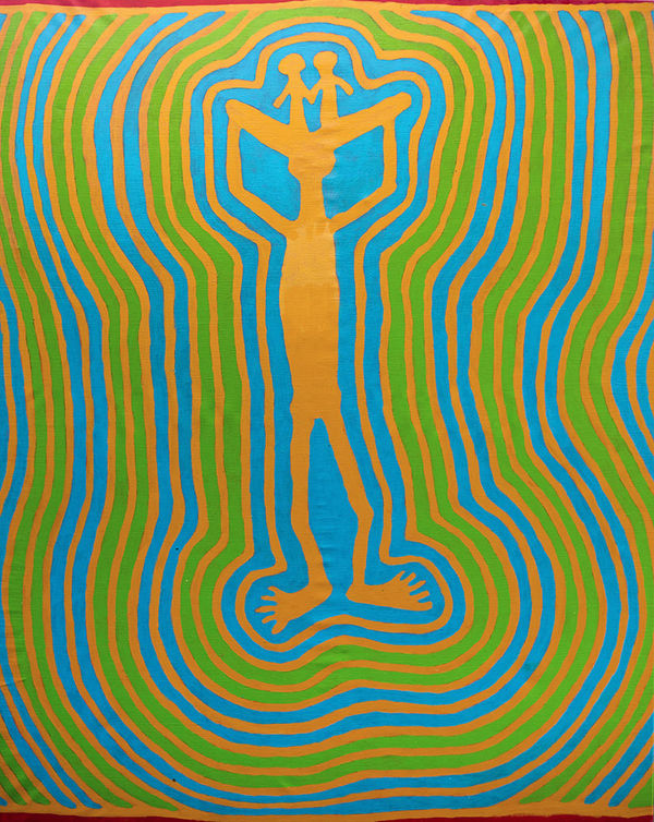 Jimmy Pike, Woman and Her Two Sons, 2002