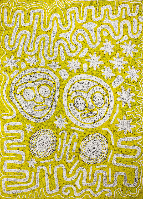 Jimmy Pike, Parnaparnti and Kurntimaru I - Yellow Goanna and Black Goanna, 1990