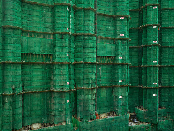 Peter Steinhauer, Green Cocoon #18, Hong Kong, 2013