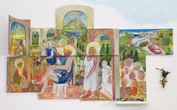 Vitaliy Cherepanov, Икона: Аня и Виталик за работой | Icon: Anya and Vitalik at work, 2021