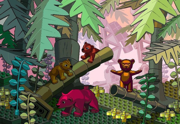 Наташа Стручкова Модель #2 из серии "Legopaint", 2009 Холст, акрил 200 x 300 см