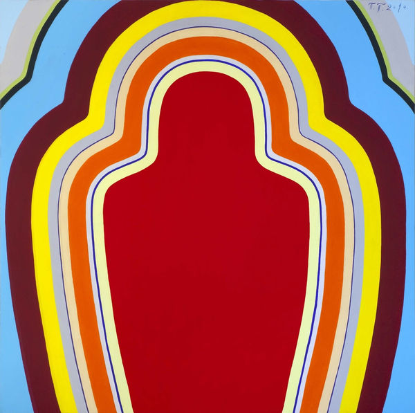 Павел Пепперштейн Matryoshka, 2010 acrylic on canvas 170 x 170 cm