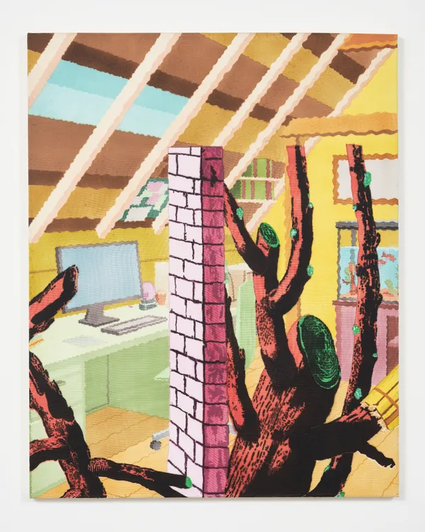 Satoshi Okano, Room Wall Tree, 2025