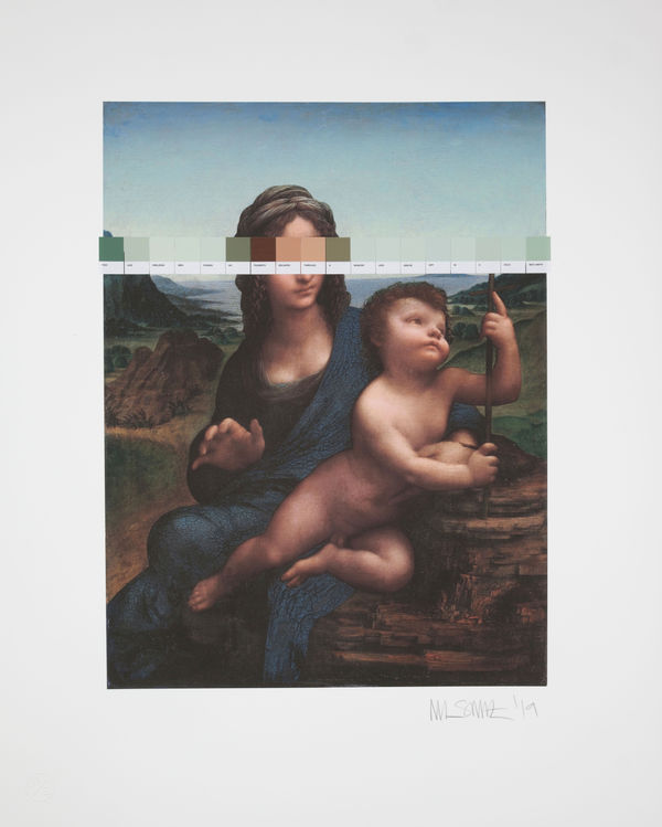 Nick Smith, Da Vinci - Madonna and the Yarnwinder (Strip), 2019