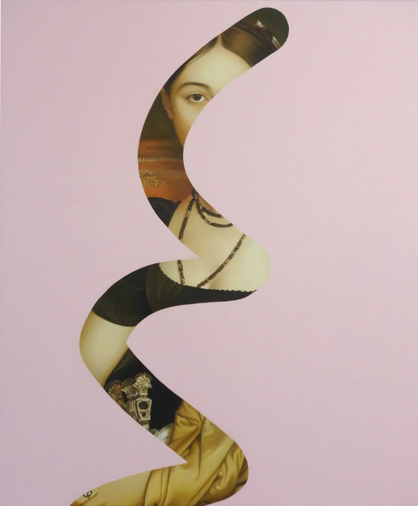 Lino Lago, Fake Abstract (Jean-Auguste-Dominique Ingres), 2025