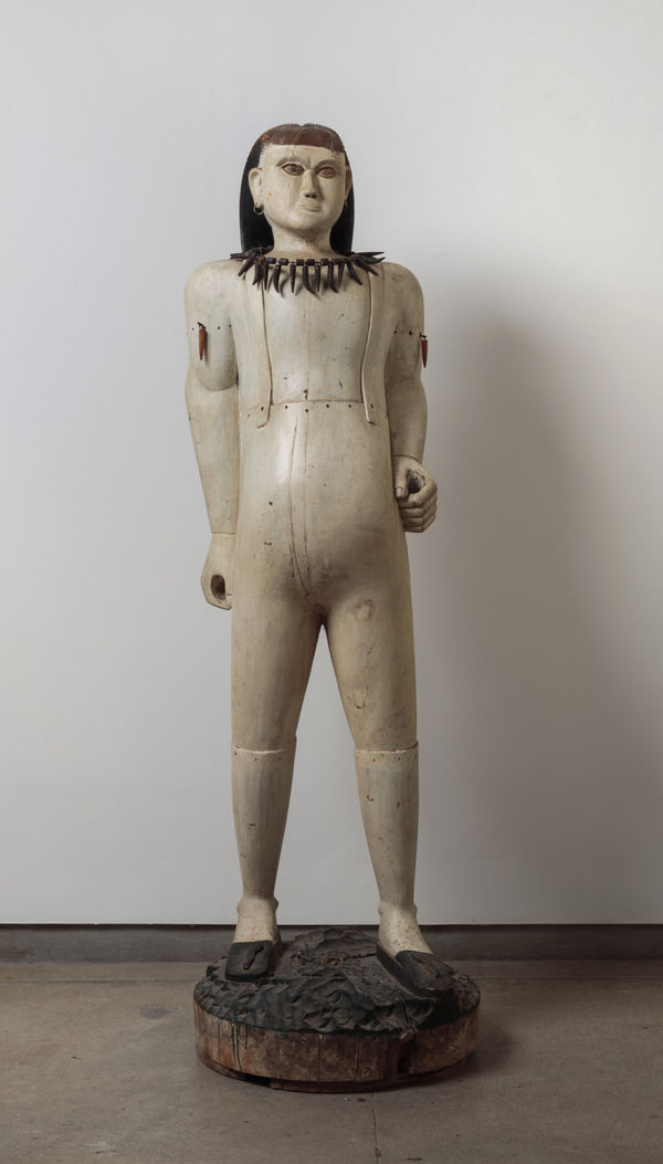 American Unidentified, Carved and painted trade figure (trapper), possibly New Jersey, C. 1870