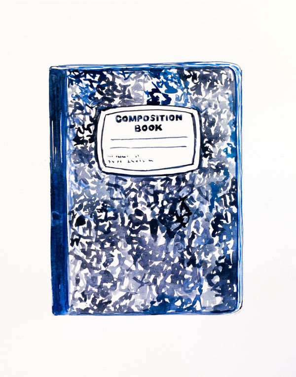 Bastienne Schmidt, Composition Book - Everyday Objects in the Time of a Pandemic, 2020