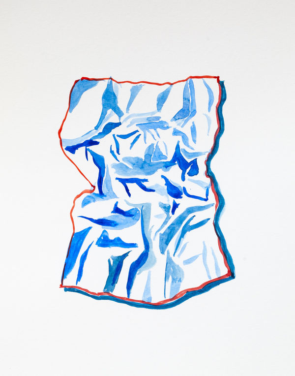 Bastienne Schmidt, Crumpled Paper - Everyday Objects in the Time of a Pandemic, 2020