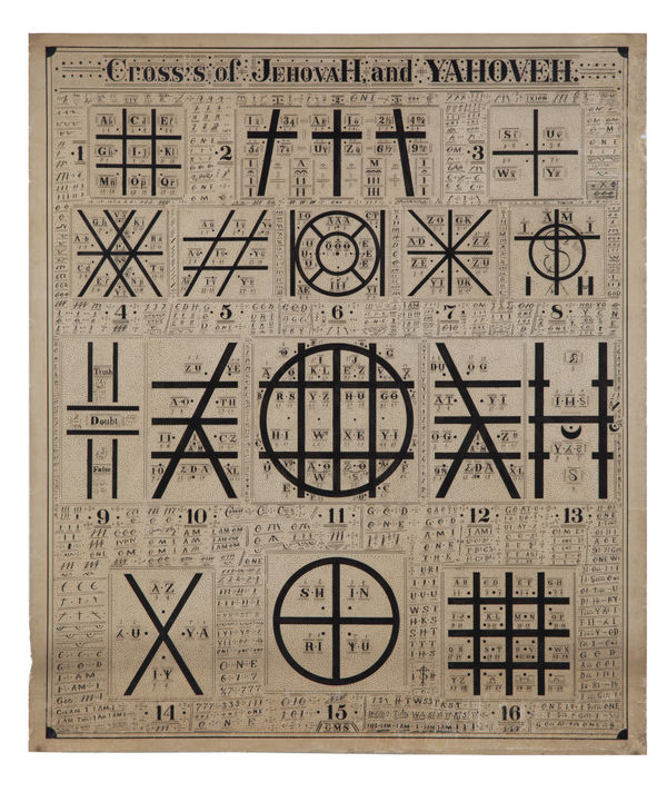 George M. Silsbee, Cross's of Jehovah and YAHOVEH, ca. 1891