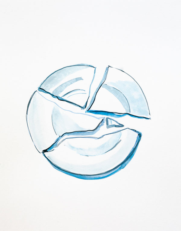 Bastienne Schmidt, Broken Plate - Everyday Objects in the Time of a Pandemic, 2020