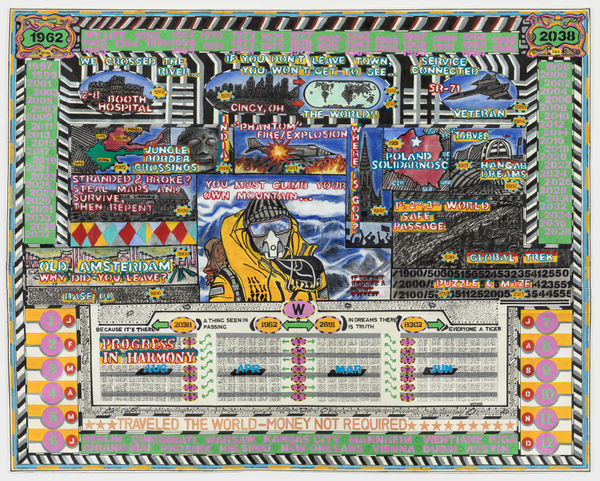 George Widener, Self Portrait (1962-2038), 2020