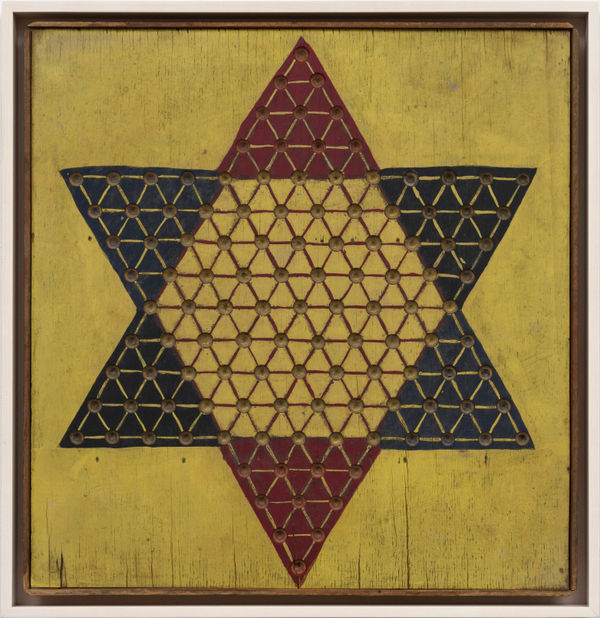 American Unidentified, Chinese Checkers Game Board, c. 1930-40