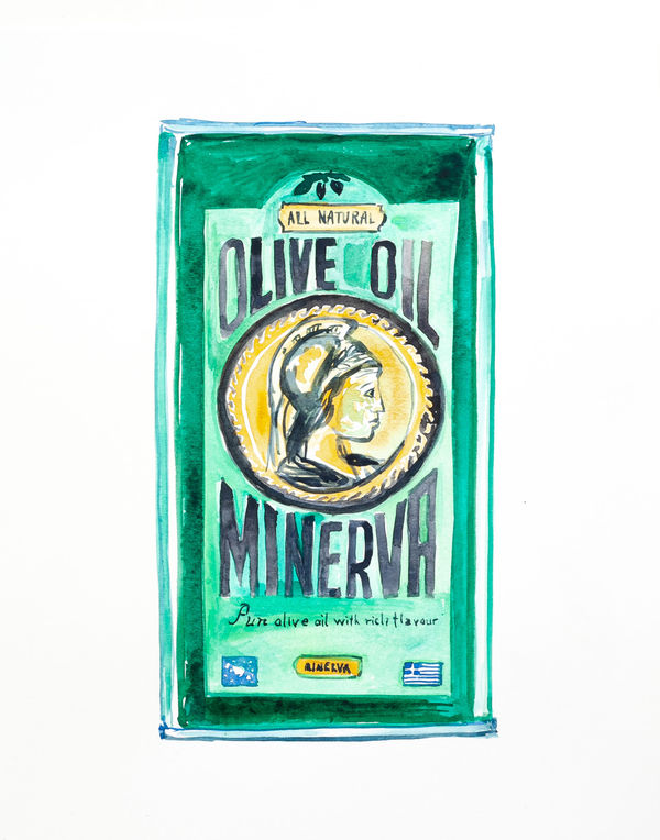 Bastienne Schmidt, Minerva Olive Oil - Everyday Objects in the Time of a Pandemic, 2020