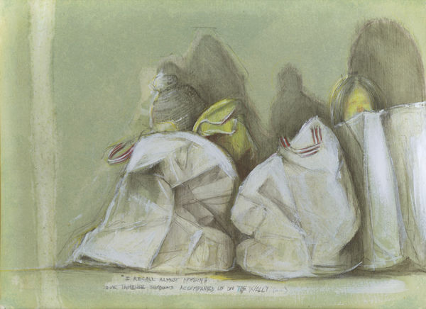 Beatrice Scaccia, I Recall Almost Nothing... Our Immense Shadows Accompanied Us on the Wall, 2018