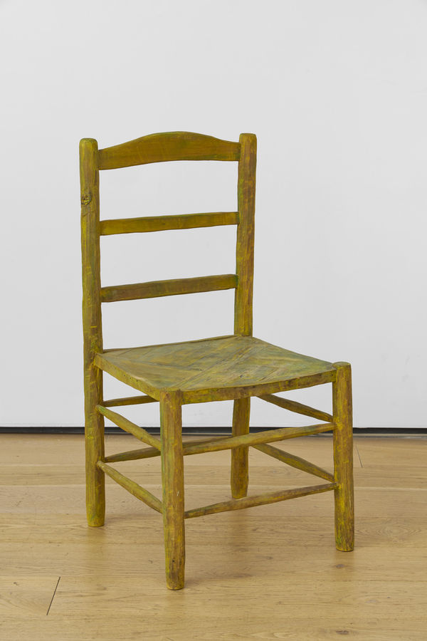 Bob LAW Vincent’s Chair, 1984 Painted carved wood, unique Height 90 cm