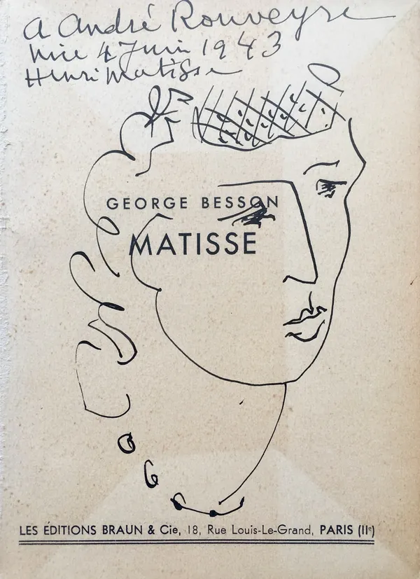 Henri Matisse (1869-1954), TÊTE DE FEMME, 1943