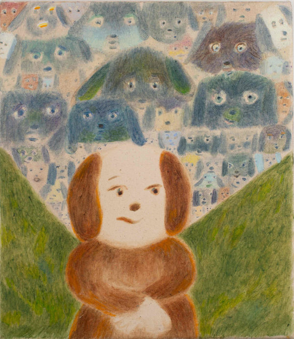 Penny Davenport, LOCAL HILLSIDE IN GREENESS, 2025