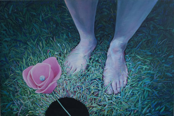 Zahra Shafie, Green Rebirth From “Infertile Fields” Series, 2023